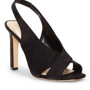 Vince Camuto satin heels